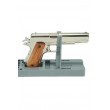 Макет пистолет Colt M1911A1 .45, хром, лакиров. дерево (США, 1911 г.) DE-6316 - фото № 5