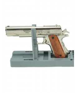 Макет пистолет Colt M1911A1 .45, хром, лакиров. дерево (США, 1911 г.) DE-6316