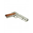 Макет пистолет Colt M1911A1 .45, хром, лакиров. дерево (США, 1911 г.) DE-6312 - фото № 4