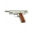 Макет пистолет Colt M1911A1 .45, хром, лакиров. дерево (США, 1911 г.) DE-6312 - фото № 3