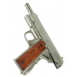 Макет пистолет Colt M1911A1 .45, хром, лакиров. дерево (США, 1911 г.) DE-6312 - фото № 12