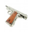 Макет пистолет Colt M1911A1 .45, хром, лакиров. дерево (США, 1911 г.) DE-6312 - фото № 9
