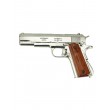 Макет пистолет Colt M1911A1 .45, хром, лакиров. дерево (США, 1911 г.) DE-6312 - фото № 10