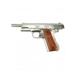 Макет пистолет Colt M1911A1 .45, хром, лакиров. дерево (США, 1911 г.) DE-6312 - фото № 6