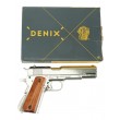 Макет пистолет Colt M1911A1 .45, хром, лакиров. дерево (США, 1911 г.) DE-6312 - фото № 15