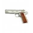 Макет пистолет Colt M1911A1 .45, хром, лакиров. дерево (США, 1911 г.) DE-6312 - фото № 1