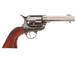 Макет револьвер Colt Peacemaker .45, никель (США, 1873 г.) DE-1186-NQ