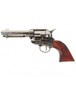 Макет револьвер Colt Peacemaker .45, никель (США, 1873 г.) DE-1186-NQ