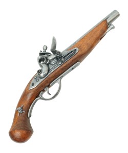 Макет пистолет кремневый пиратский (Франция, XVIII век) DE-1012