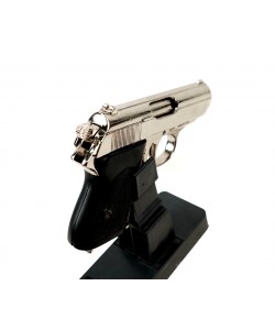 Макет пистолет Вальтер PPK Waffen-SS, никель (Германия, 1929 г., 2-я Мир.война) DE-1277-NQ