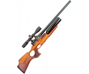 Пневматическая винтовка Kral Puncher Maxi Jumbo (орех, PCP, ★3 Дж) 6,35 мм