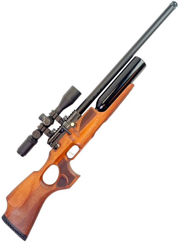 Пневматическая винтовка Kral Puncher Maxi Jumbo (орех, PCP, ★3 Дж) 6,35 мм