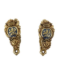 Крепление настенное «Геральдика-Лев», латунь (DE-23-L)