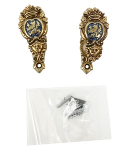 Крепление настенное «Геральдика-Лев», латунь (DE-23-L)