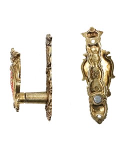 Крепление настенное «Геральдика-Лилия», латунь (DE-24-L)