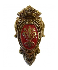 Крепление настенное «Геральдика-Лилия», латунь (DE-24-L)