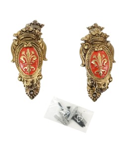 Крепление настенное «Геральдика-Лилия», латунь (DE-24-L)