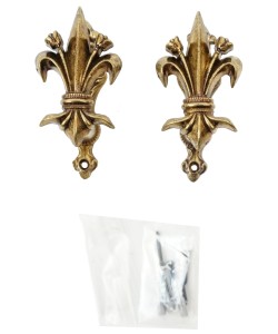 Крепление настенное «Геральдика-Лев», латунь (DE-11-L)