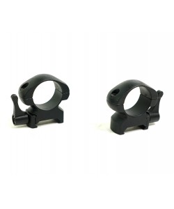 Кольца 25,4 мм Veber 2521 МS (средние, стальные) на Weaver, быстросъемные