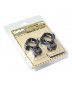 Кольца 30 мм Veber 3011 EH на «ласточкин хвост», с окошком