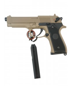 Страйкбольный пистолет Cyma Beretta M92 AEP Tan (CM.126TN)
