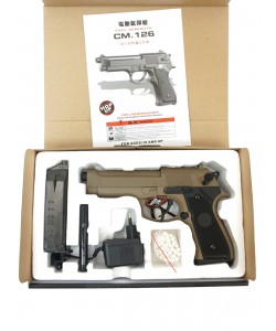 Страйкбольный пистолет Cyma Beretta M92 AEP Tan (CM.126TN)