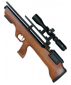 Пневматическая винтовка Hatsan Flashpup-W (дерево, PCP, ★3 Дж) 6,35 мм