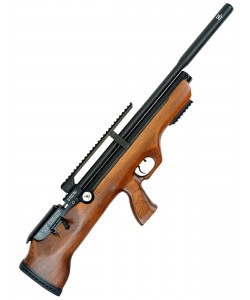 Пневматическая винтовка Hatsan Flashpup-W QE (дерево, PCP, модератор, ★3 Дж) 5,5 мм