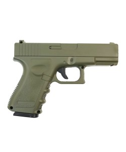 Страйкбольный пистолет Galaxy G.15G (Glock 23) зеленый