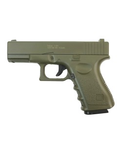 Страйкбольный пистолет Galaxy G.15G (Glock 23) зеленый