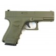 Страйкбольный пистолет Galaxy G.15G (Glock 23) зеленый - фото № 2