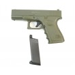 Страйкбольный пистолет Galaxy G.15G (Glock 23) зеленый - фото № 4
