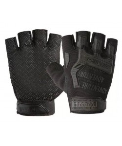 Перчатки тактические Outdoor Gloves Adventure укороченные (черные)
