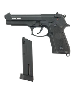 Страйкбольный пистолет KJW Beretta M9 CO₂ GBB Black
