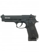 Страйкбольный пистолет KJW Beretta M9 CO₂ GBB Black