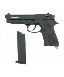 Страйкбольный пистолет KJW Beretta M9 Gas GBB Black