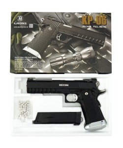 Страйкбольный пистолет KJW KP-06 Colt M1911 Hi-Capa 6” Gas GBB