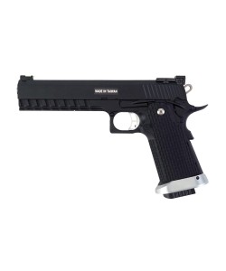 Страйкбольный пистолет KJW KP-06 Colt M1911 Hi-Capa 6” Gas GBB