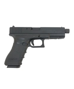 Страйкбольный пистолет KJW KP-17 Glock G17 TBC CO₂ Black, удлин. ствол
