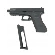 Страйкбольный пистолет KJW KP-17 Glock G17 TBC CO₂ Black, удлин. ствол - фото № 4