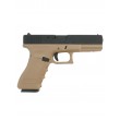 Страйкбольный пистолет KJW KP-18 Glock G18 Gas Tan, металл. затвор - фото № 2