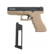 Страйкбольный пистолет KJW KP-18 Glock G18 CO₂ Tan, металл. затвор - фото № 4