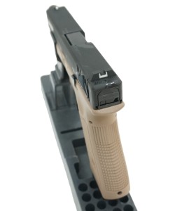 Страйкбольный пистолет KJW KP-18 Glock G18 TBC CO₂ Tan, удлин. ствол
