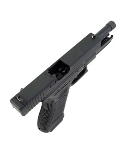 Страйкбольный пистолет KJW KP-18 Glock G18 TBC CO₂ Black, удлин. ствол