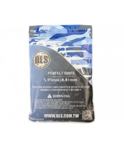 Шары для страйкбола BLS 0,36 г, 1000 штук (белые) 1BA-PLA36