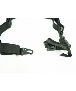 Ремень оружейный Стикхант охотничий 3-точечный (черный)