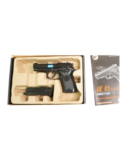 Страйкбольный пистолет WE Beretta M84 GBB Black (WE-M013-BK)