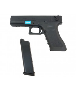 Страйкбольный пистолет WE Glock-18 Gen.3 Black (WE-G002A-BK)