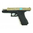 Страйкбольный пистолет WE Glock-17 Gen.3 Bronze, с гравировкой (WE-G001BOX-FP) - фото № 5