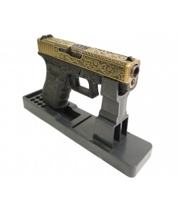 Страйкбольный пистолет WE Glock-19 Gen.3 Bronze, с гравировкой (WE-G003BOX-FP)